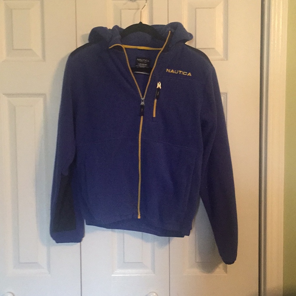 Boys Nautica fleece hooded jacket